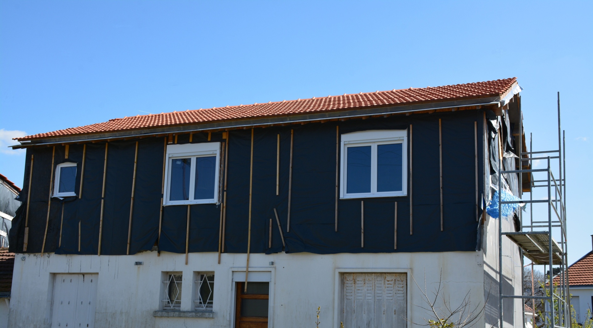 En eldre bolig under rehabilitering